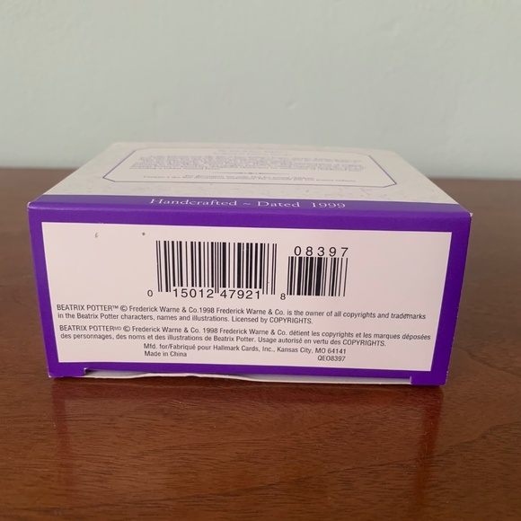 Hallmark Keepsake Tale Of Peter Rabbit 1999  Set of 3 - Picture 2 of 12